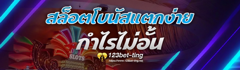 สล็อตโบนัสแตกง่าย กำไรไม่อั้น
