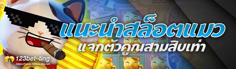 แนะนำสล็อตแมวแจกตัวคูณสามสิบเท่า