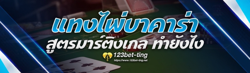 แทงไพ่บาคาร่า สูตรมาร์ติงเกล ทำยังไง