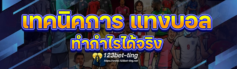 เทคนิคการ แทงบอล ทำกำไรได้จริง